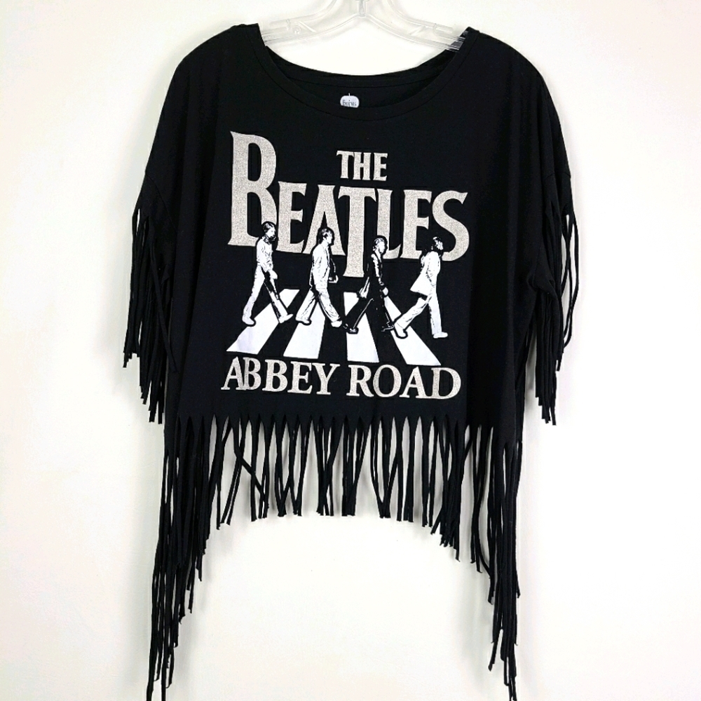 New The Beatles‎ Abbey Road Crop Fringe Top XXL